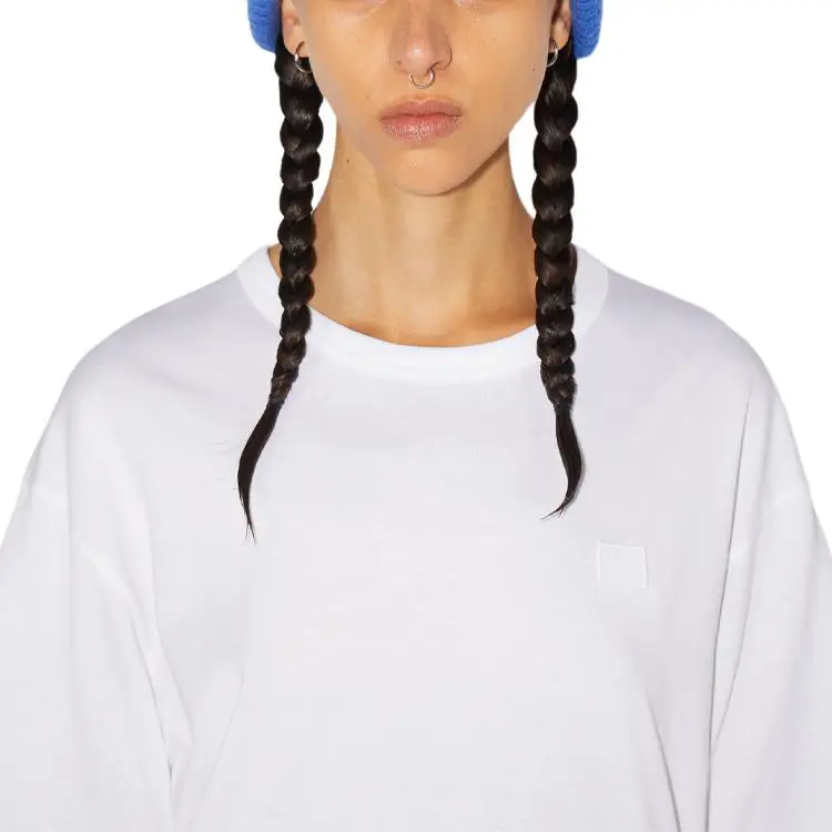 Acne Studios Face Logo Patch Crewneck T Shirt-4