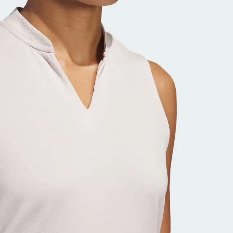 Adidas Free Shipping With AdiClub Ultimate365 Textured Sleeveless Polo Shirt-5