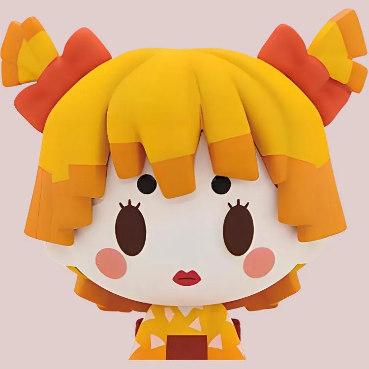 BANPRESTO Ichiban Kuji Demon Slayer  Kimetsu No Yaiba Demon Living Town E Award Zenitsu Agatsuma Chibi Figures-3