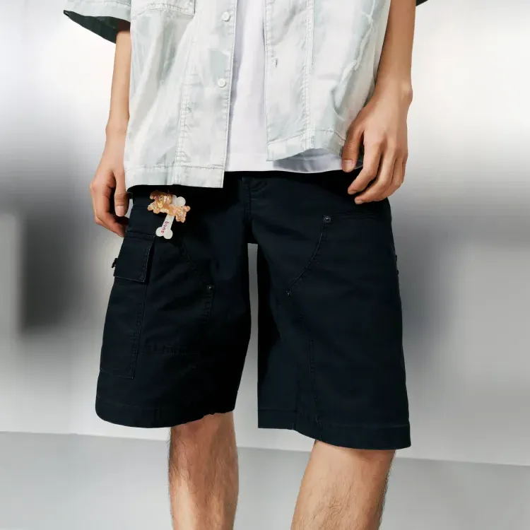 Converse Cargo Shorts Men's Black-3