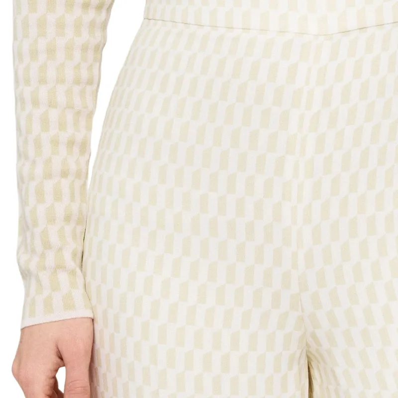 JOSEPH Alane Geometric print High waisted Trousers-4