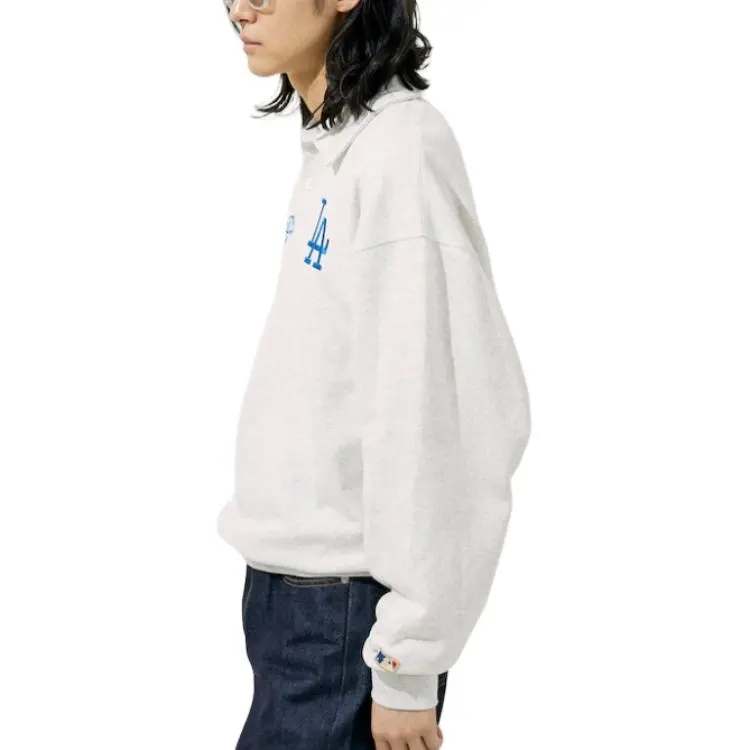 Mlb X FREAK'S STORE Polo Shirts Men Gray-4