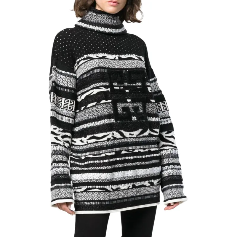 Givenchy Textured Roll-neck Sweater-3
