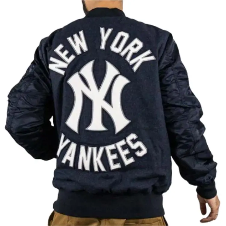 New Era x MLB Jackets Coats Men's Marine Blue-3