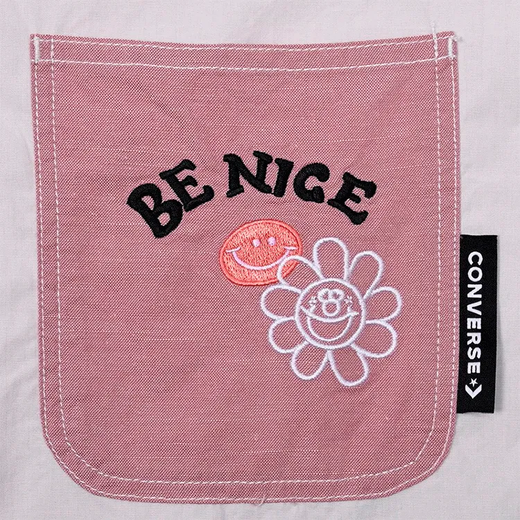 Converse Shirts Women's White & Pink-4