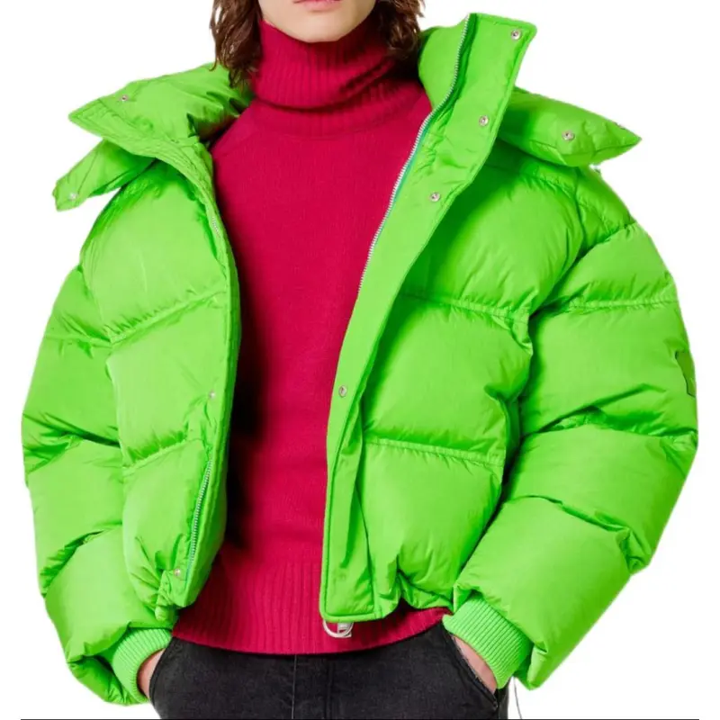 Ami Paris Ami De Coeur Patch Down Jacket-5