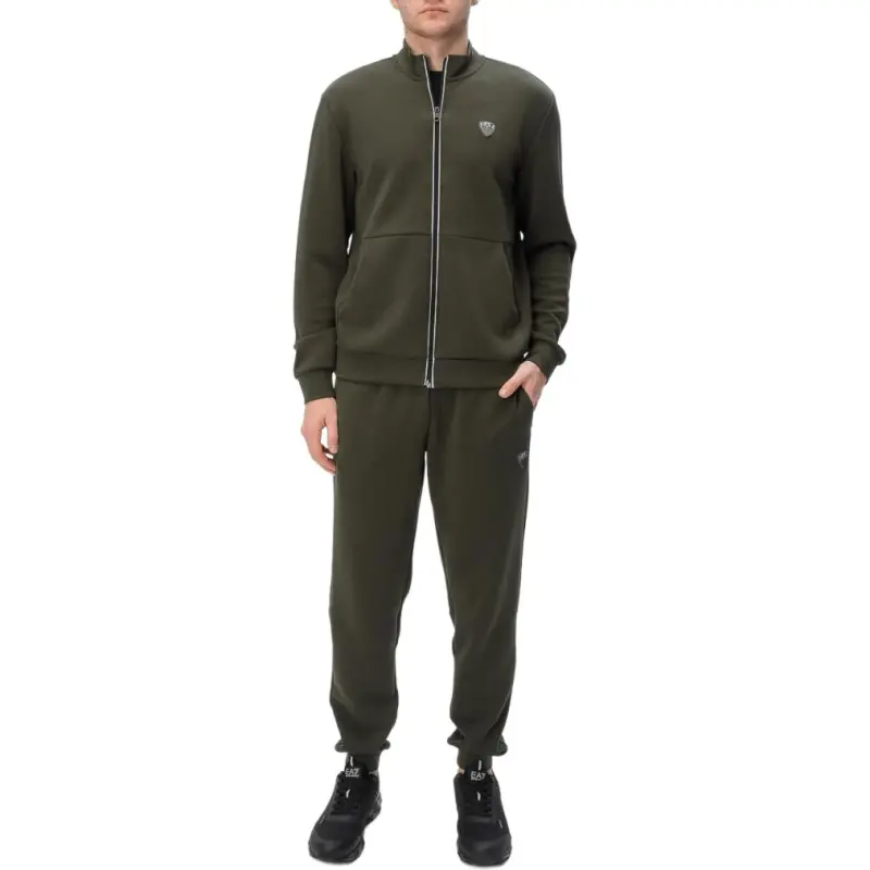 EMPORIO ARMANI EA7 Casual Sports Suit Men's Green-2