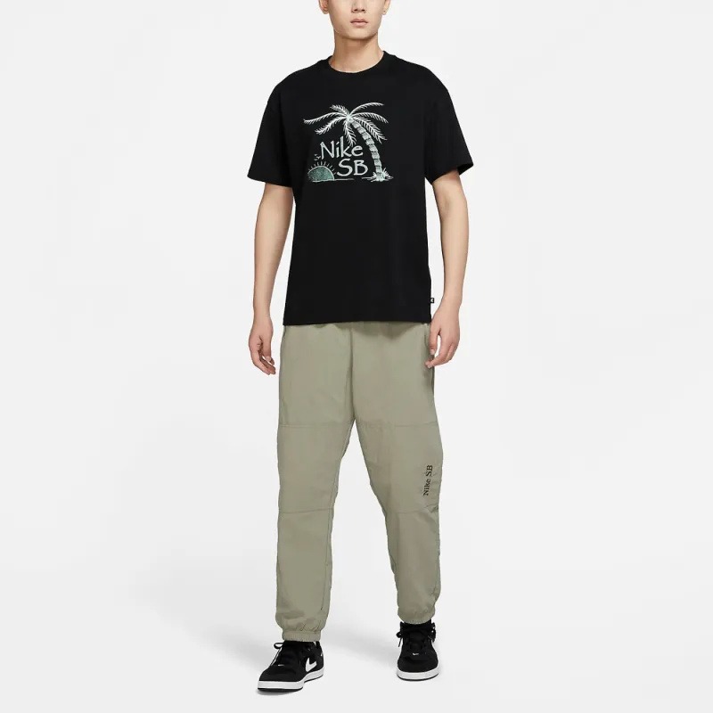 Nike SB Drop Shoulder Sleeve T-Shirt Men's Black-3