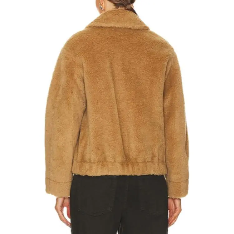VINCE Puffer Jacket Women's Sandy Brown-2