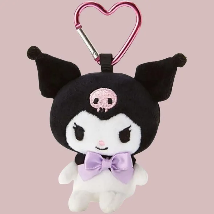 Sanrio Kuromi Plush Mascot All My Heart Keychain-2