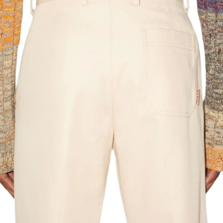 Acne Studios Casual Pants Men Beige-3