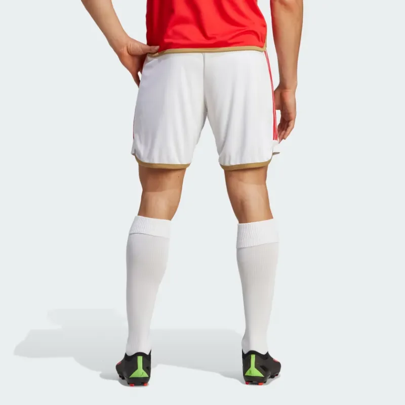 Adidas BENFICA 23/24 HOME SHORTS Soccer Bottoms Men's White-1