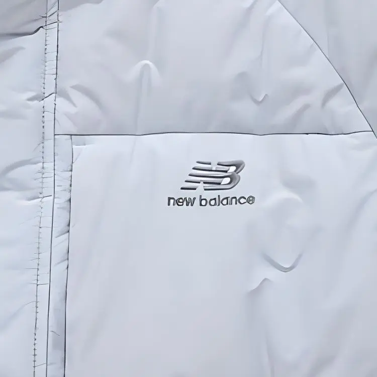 New Balance Down Jacket Unisex Light Gray-4