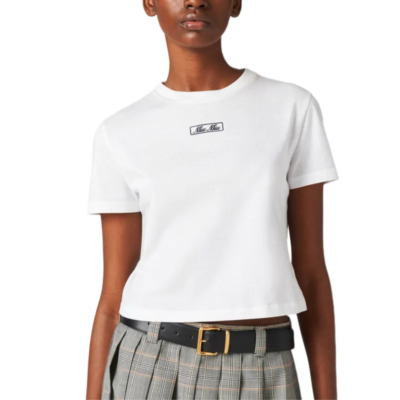 MIU MIU T Shirts Women's White-2