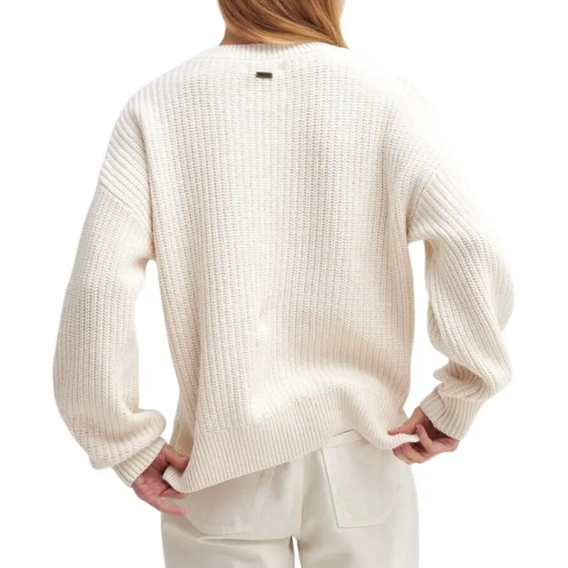 BARBOUR Crewneck Ribbed Jumper-3