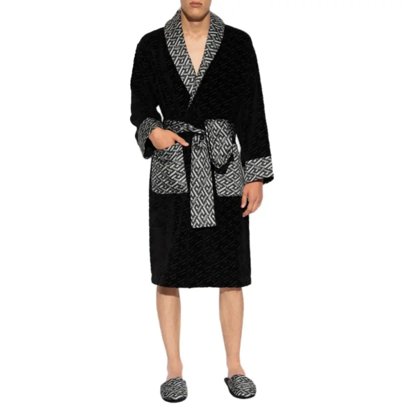 VERSACE VERSACE Bathrobes Men's Black-2