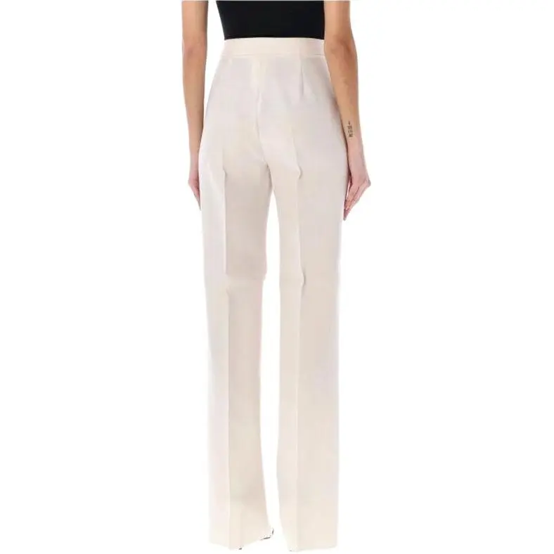 MaxMara Pleated Straight Leg Trousers-3