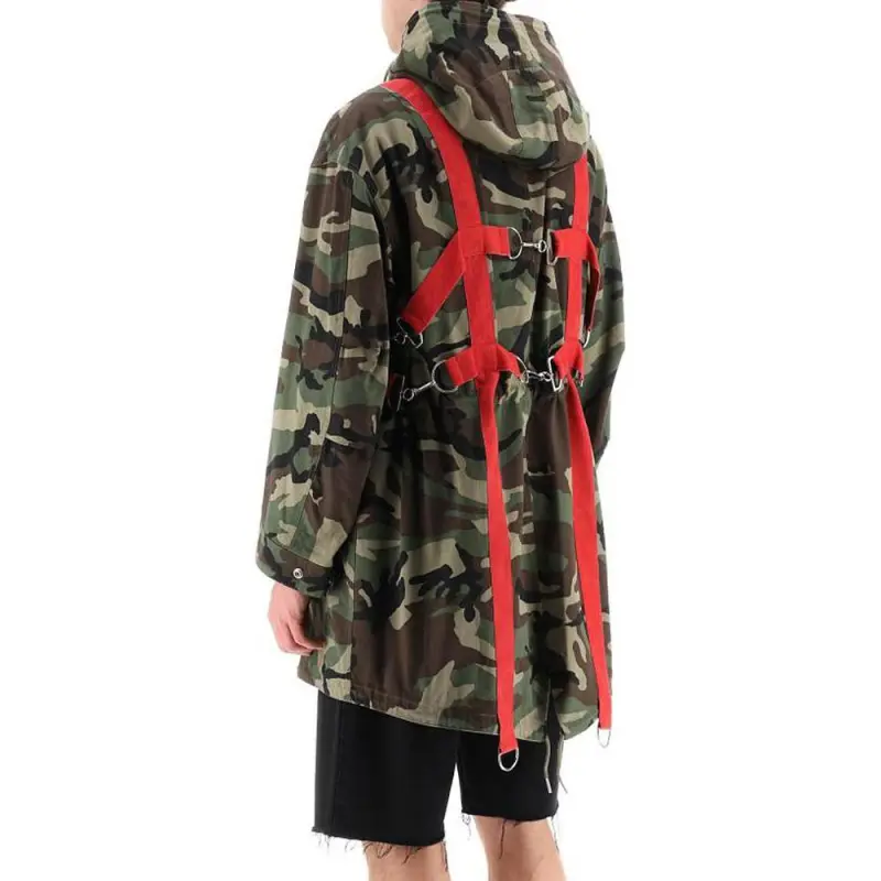 CELINE Camouflage Harness Parka-3