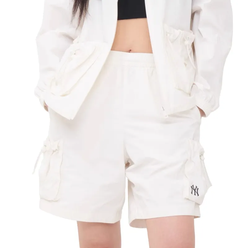MLB Basic New York YankeesGofcore Cargo Shorts Unisex Ivory-2