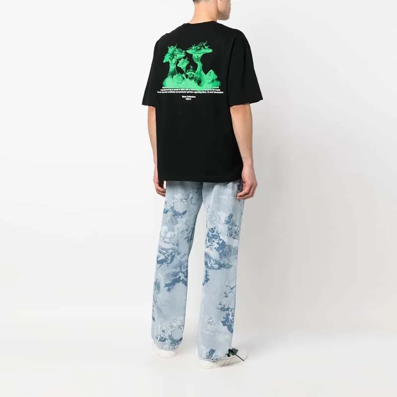 OFF WHITE Mushroom Graphic Tee-3