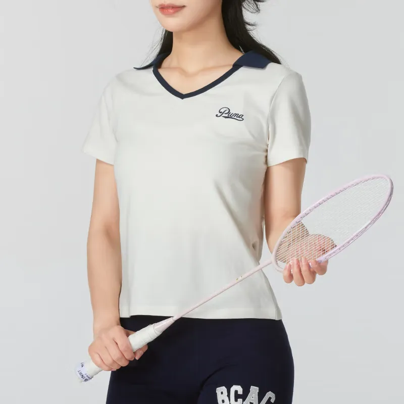 PUMA Polo Shirts Women's White-3