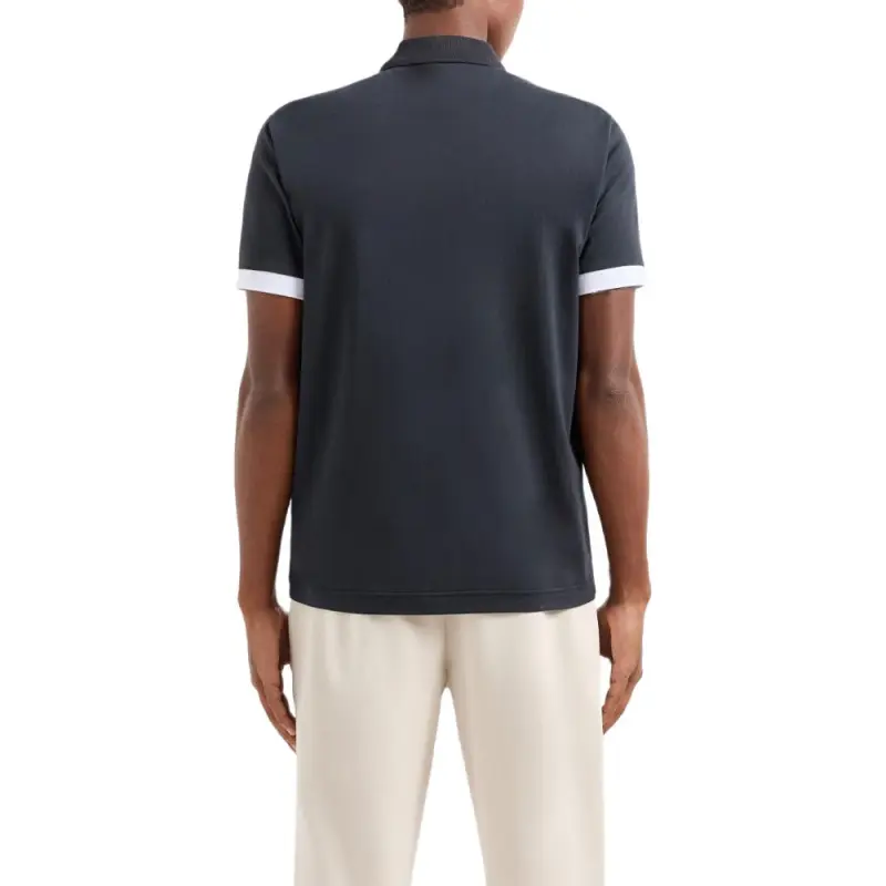 EMPORIO ARMANI EA7 SS24 Polo Shirt Men's Gray-4