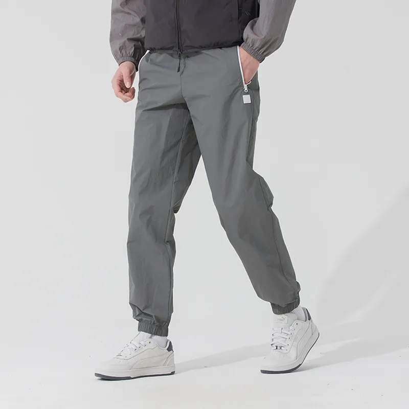 PUMA Sports Life Collection SS25 Knitted Sweatpants Men's Gray-2