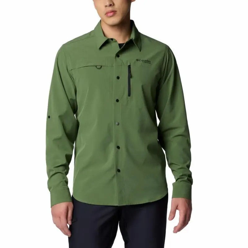 Columbia Summit Valley Shirt Men's Dark Green-2