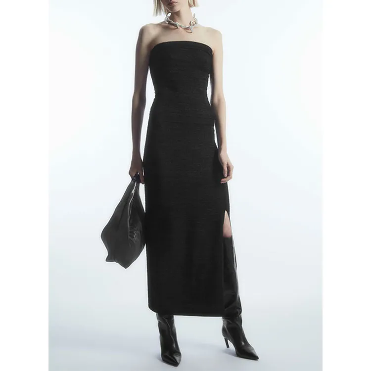 COS Strapless Top Women's Black-1