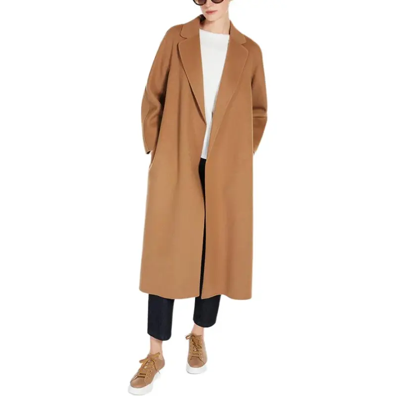 'S MAX MARA Nina Belted Long Sleeved Coat-4