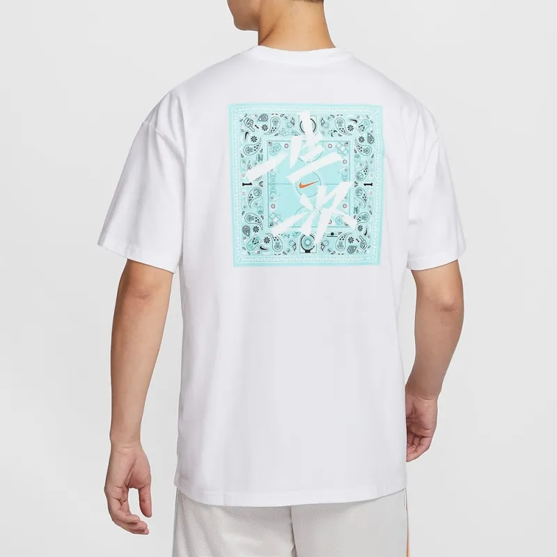 Nike T Shirts Men White-3