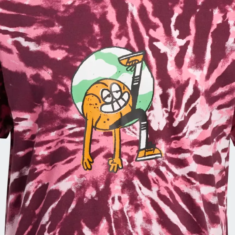 Adidas Free Shipping With AdiClub Lil Stripe Tie Dye Graphic Tee-1
