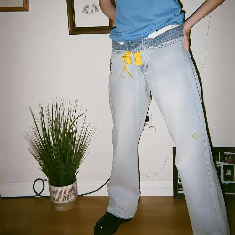 Drew House Wide Leg Jean-11