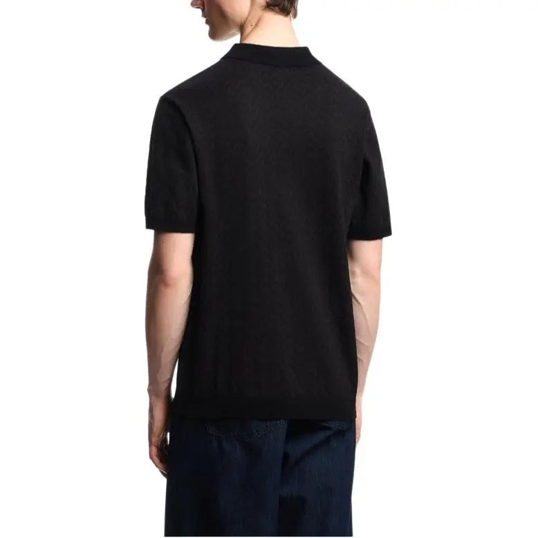 EMPORIO ARMANI SS25 Polo Shirt Men's Black-2