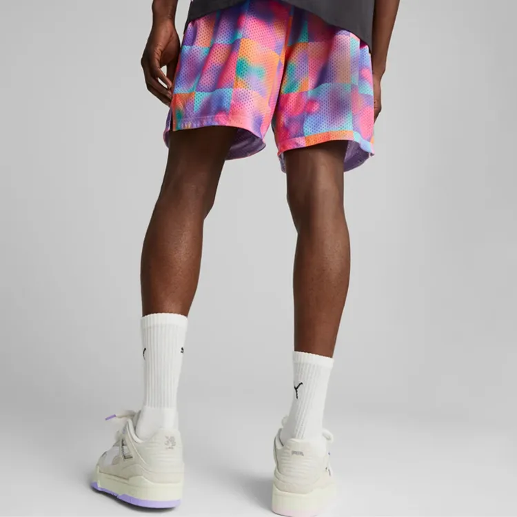 PUMA X 8enjamin Co-branded Series Casual Shorts Men Pink-3