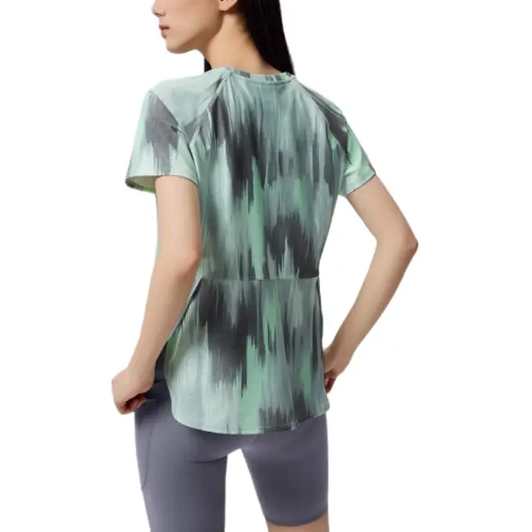 Saucony T Shirt Women's Liqueur Mustard Dazzling Print-3