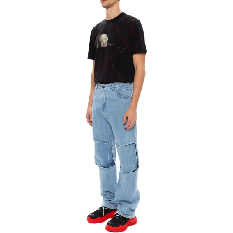 MSGM Graphic Printed T Shirt-4