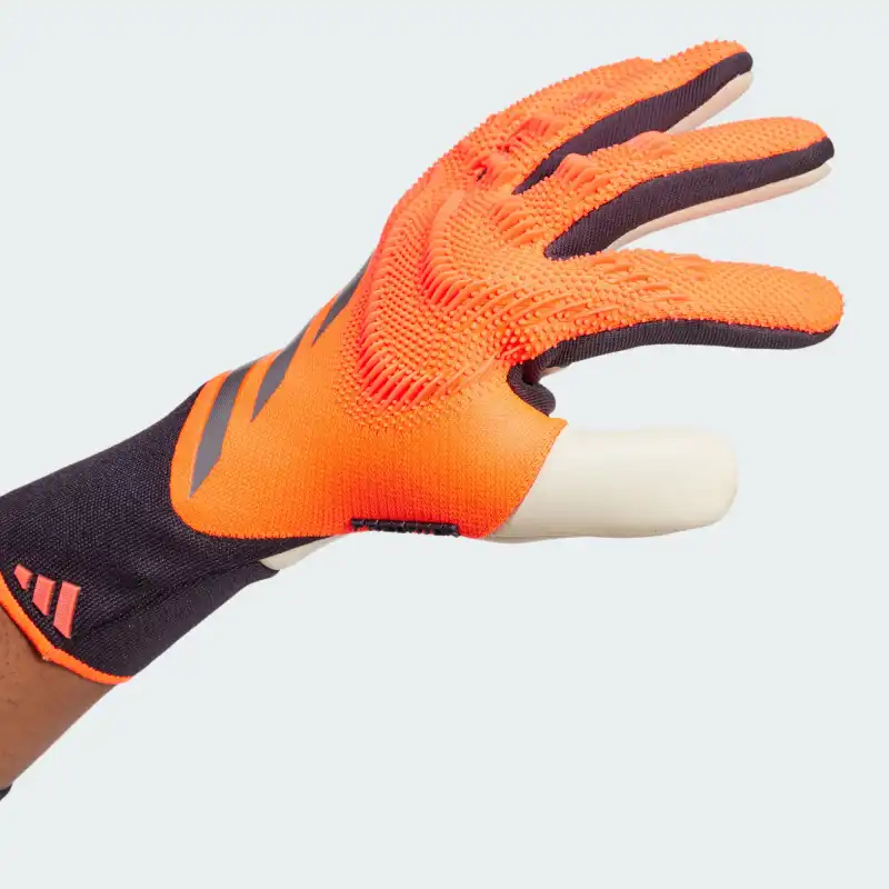 Adidas Recycled Polyester, Elastane, Polyamide, Foam Latex, Silicone Gloves Unisex Orange-2