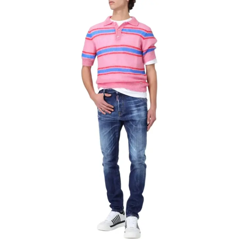 DSQUARED 2 Dark Basic Washed Skater Jeans-4