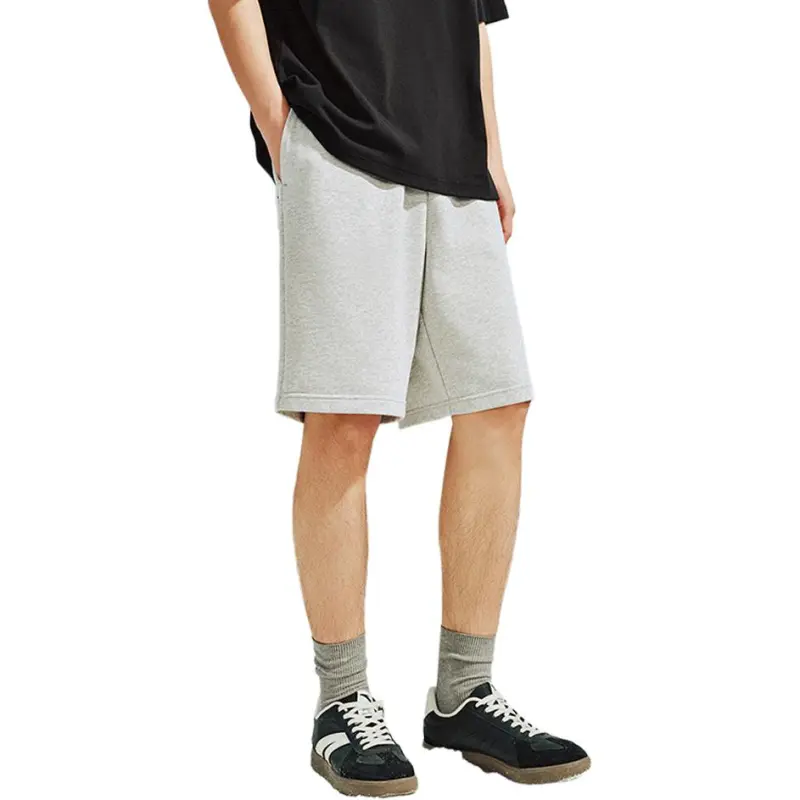 Anta x HAIBAOKANKAN,LIANMINGKUAN Life Collection Casual Shorts Men's CD25 Gray Heather Gray-2