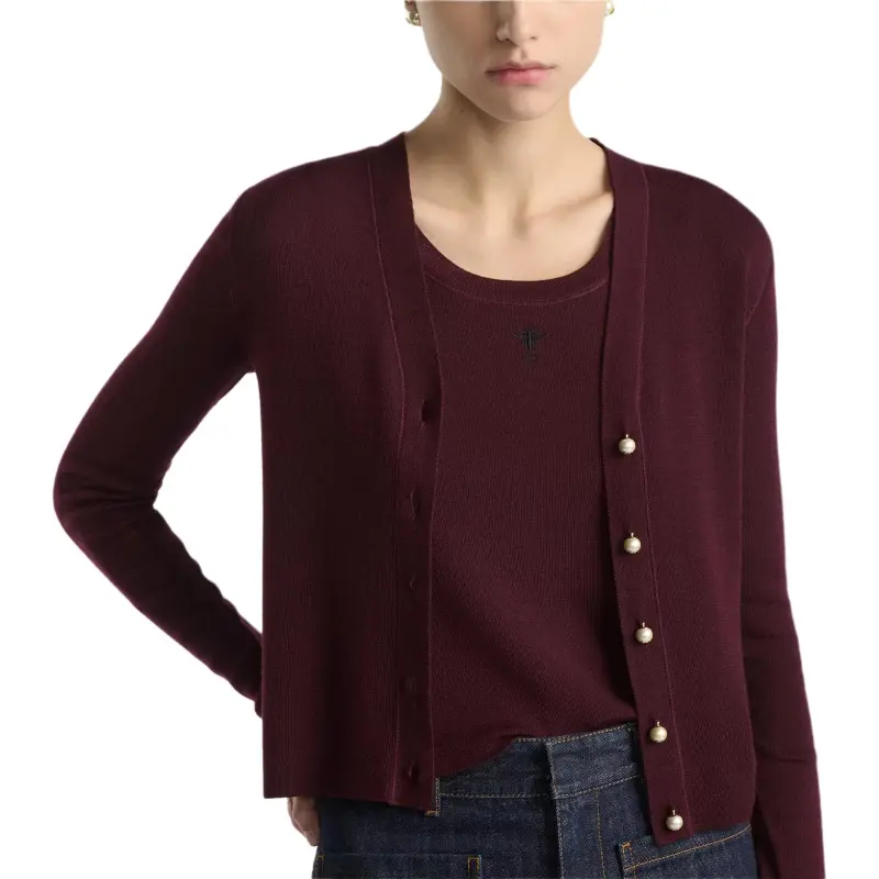DIOR Knitwear Women's Plum Red-4