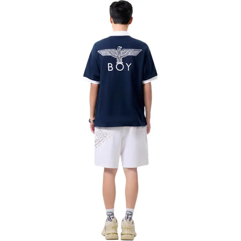 Boy London T Shirt Unisex Navy Blue/White-4