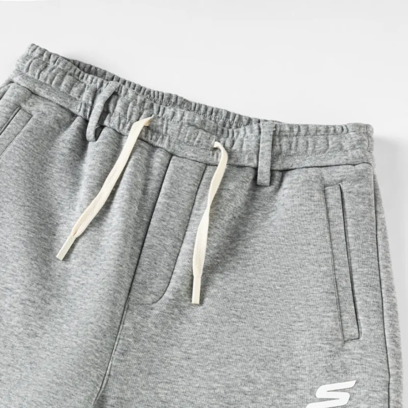 Skechers Casual Pants Unisex Gray White-2