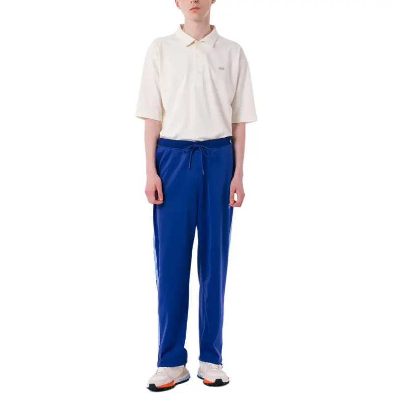 LACOSTE Knitted Sports Pants Men's Blue-2
