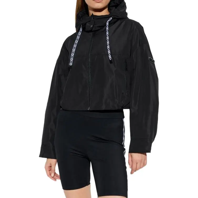 MICHAEL KORS Cropped Hooded Jacket-3