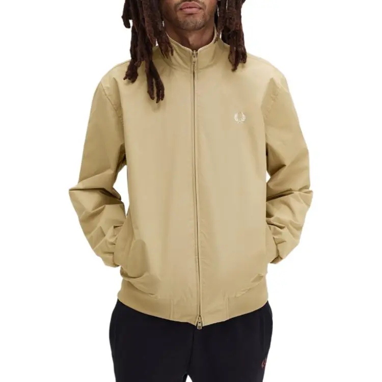 FRED PERRY Jackets Coats Men's Beige-3