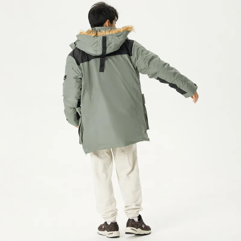 New Balance Down Jacket Men's Dark Olive Green-5