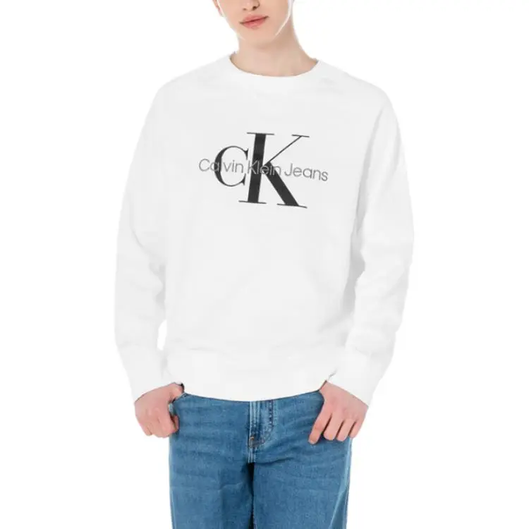 CALVIN KLEIN Sweatshirt Men's White-4