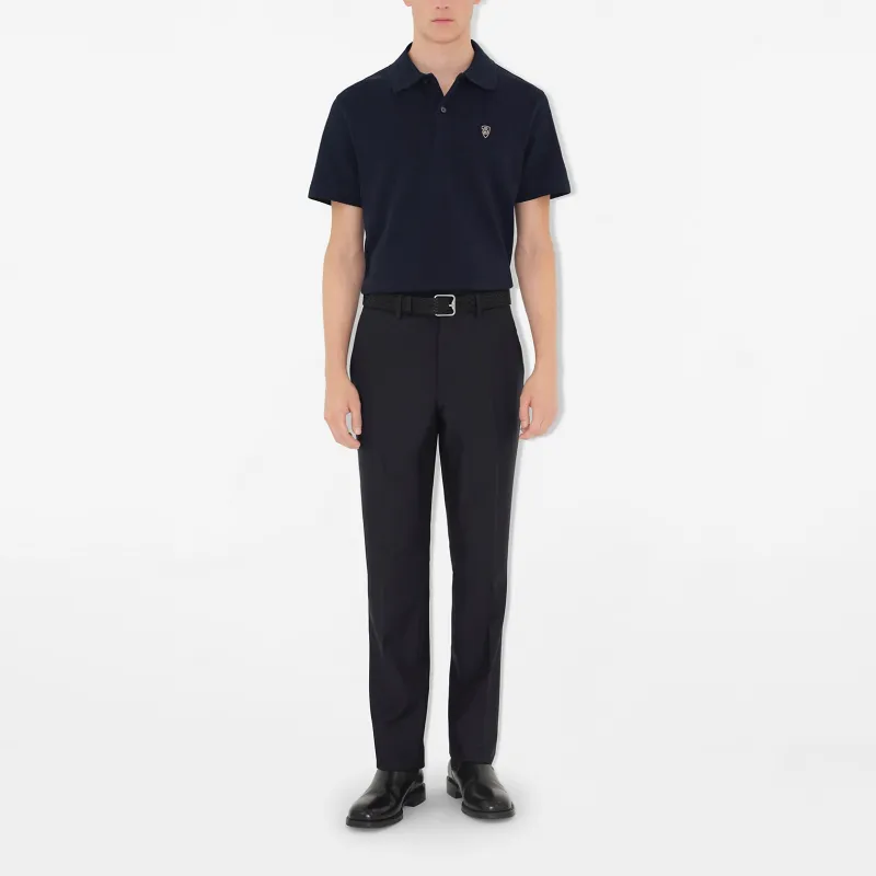 Burberry Logo Embroidered Regular Fit Polo Shirt-2