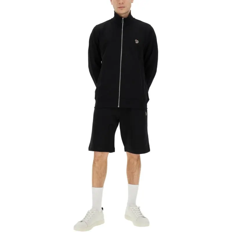 Paul Smith Zebra patch Zip fastening Sweatshirt-4